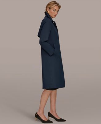 Women's Balmacaan Shirt Collar Coat