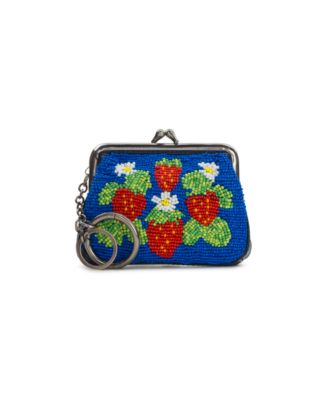Borse Strawberry Beaded Coin Purse