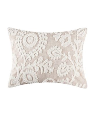 Maileen Crewel Stitch Decorative Pillow, 14" x 18"