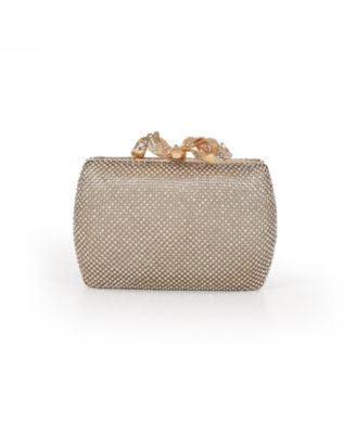 Woman's Cassia Crystal Minaudiere w. Bow Clasp