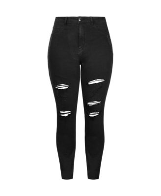 Plus Size Harley Rock N Roll Skinny Jean