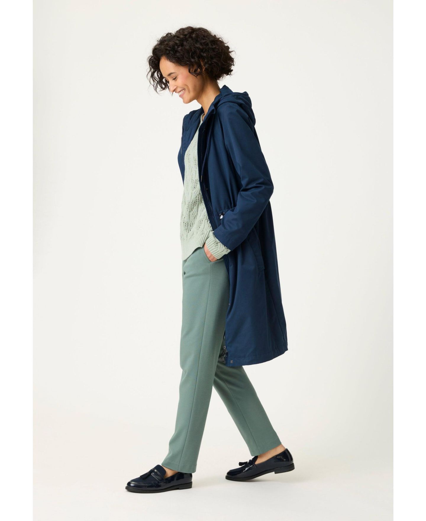 Женская куртка Olsen Hooded Anorak, цвет: Насыщенный тёмно-синий — фото 12