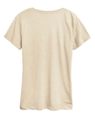 Women's Instant Message Flower Afro Short Sleeve Graphic T-Shirt