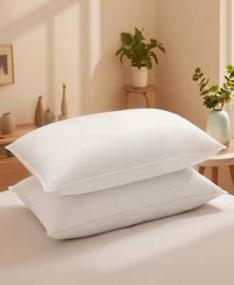 Medium Firm Feather 2-Pack Pillows, Queen