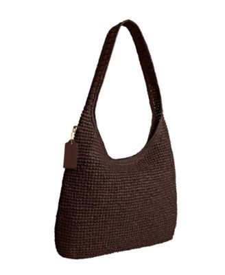 Brooklyn Large Straw Shoulder Bag 34