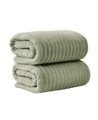 Linery and Co. Combed Cotton 2-Piece Bath Sheet