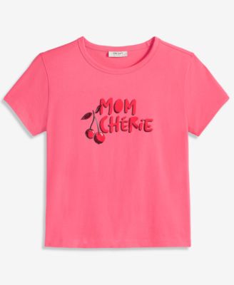 Women's Cotton Mom Cheri&eacute; Graphic Tee