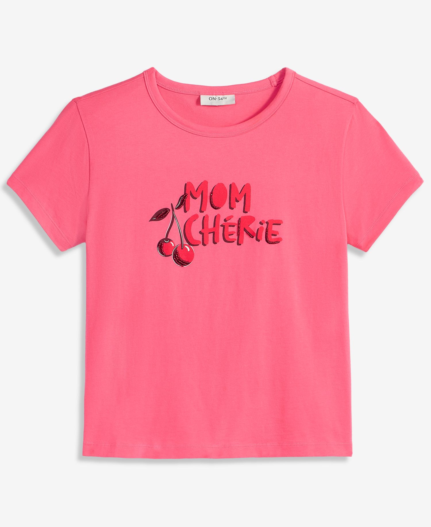 Women's Cotton Mom Cheri&eacute; Graphic Tee