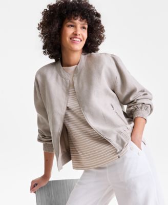 Women's 100% Linen Wide-Leg Sailor Pants