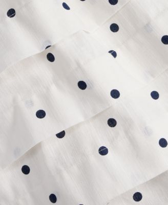 Women's Dot-Print Tiered Midi Skirt