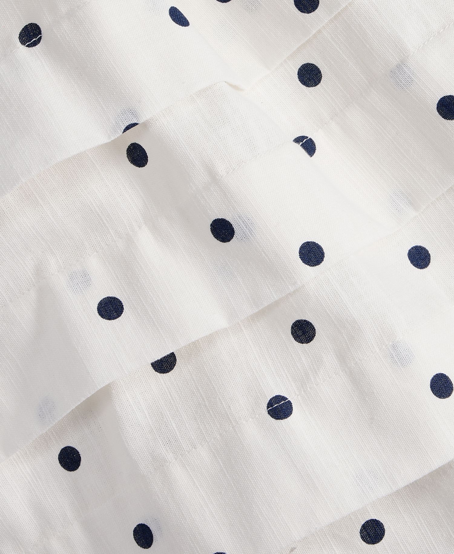 Women's Dot-Print Tiered Midi Skirt
