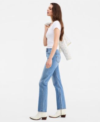 Women's 501 Curve High-Rise Straight-Leg Jeans