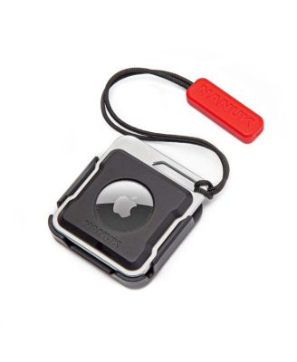 925 Waterproof Hard Case with Lid Organizer and Padded Divider, Bundle with AirTag Holder