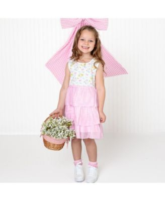Toddler Girls Sweet Floral Tank Tutu Dress