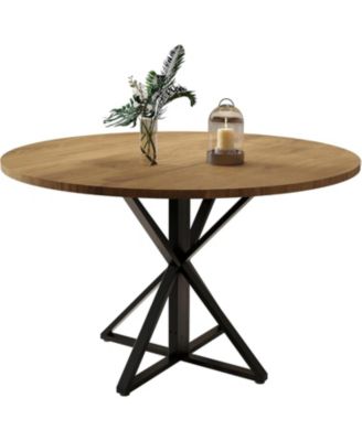 Kitchen Table Round Dining Table for 4 Farmhouse Kitchen Table Circle Dinner Table