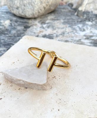 Metal-tone Bar Cuff Bracelet