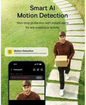 S1 Lite Solar Wireless Outdoor Smart Camera: 2K QHD, Color Night Vision, Lifetime No-Monthly-Fee Home Security Upgrade