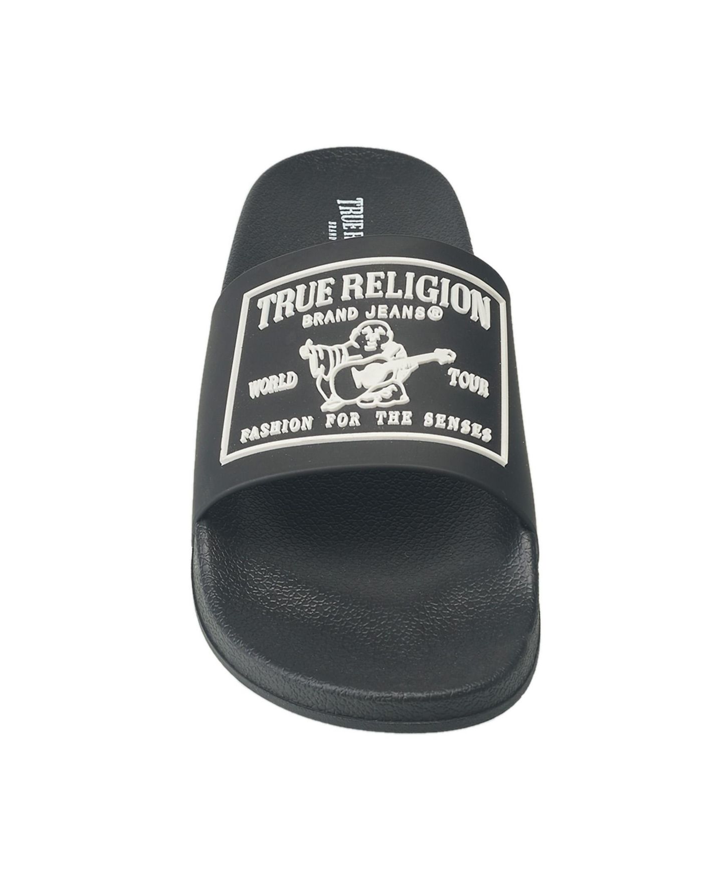 Мужские сандалии True Religion Kendrick Logo Slide, цвет: Чёрный — фото 4
