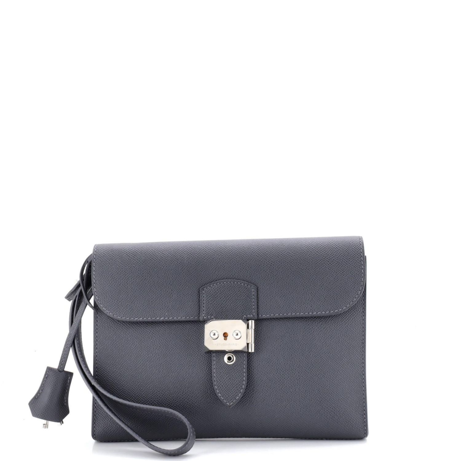 Sac a Depeches Wristlet Pouch Epsom
