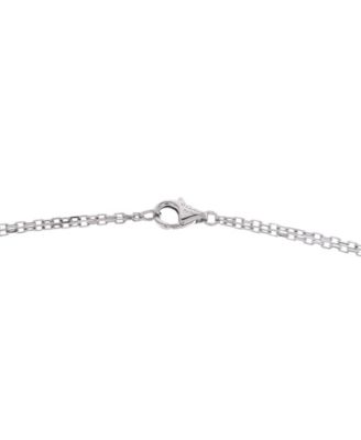 2 Diamonds Love Pendant Necklace