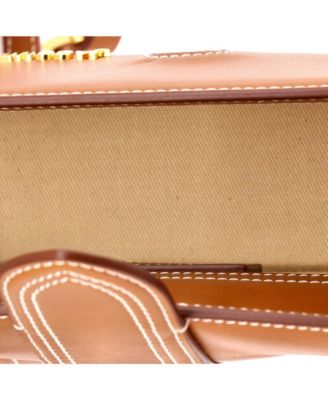 Le Bambino Top Handle Flap Bag Leather