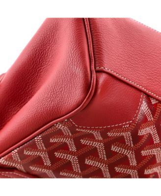 Mini Saigon Top Handle Bag Coated Canvas with Leather