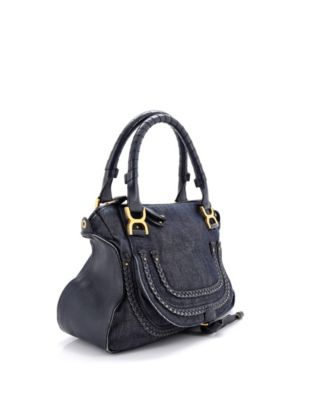 Medium Marcie Satchel Denim