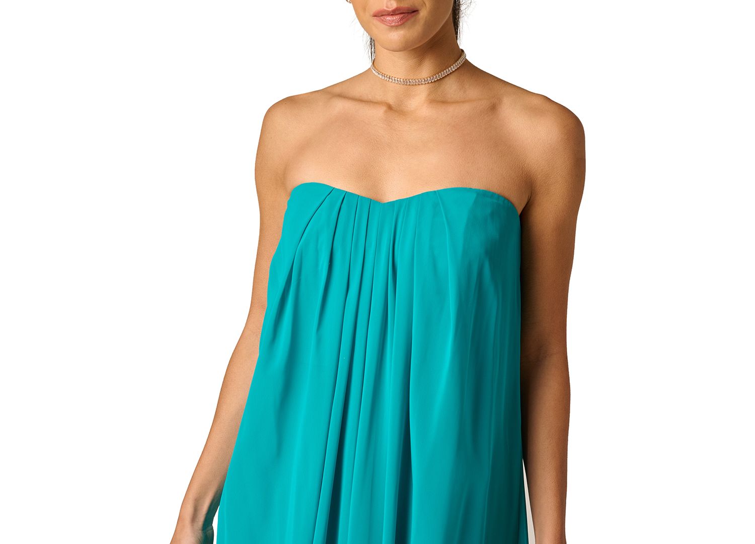 Plus Size Strapless Ball Gown