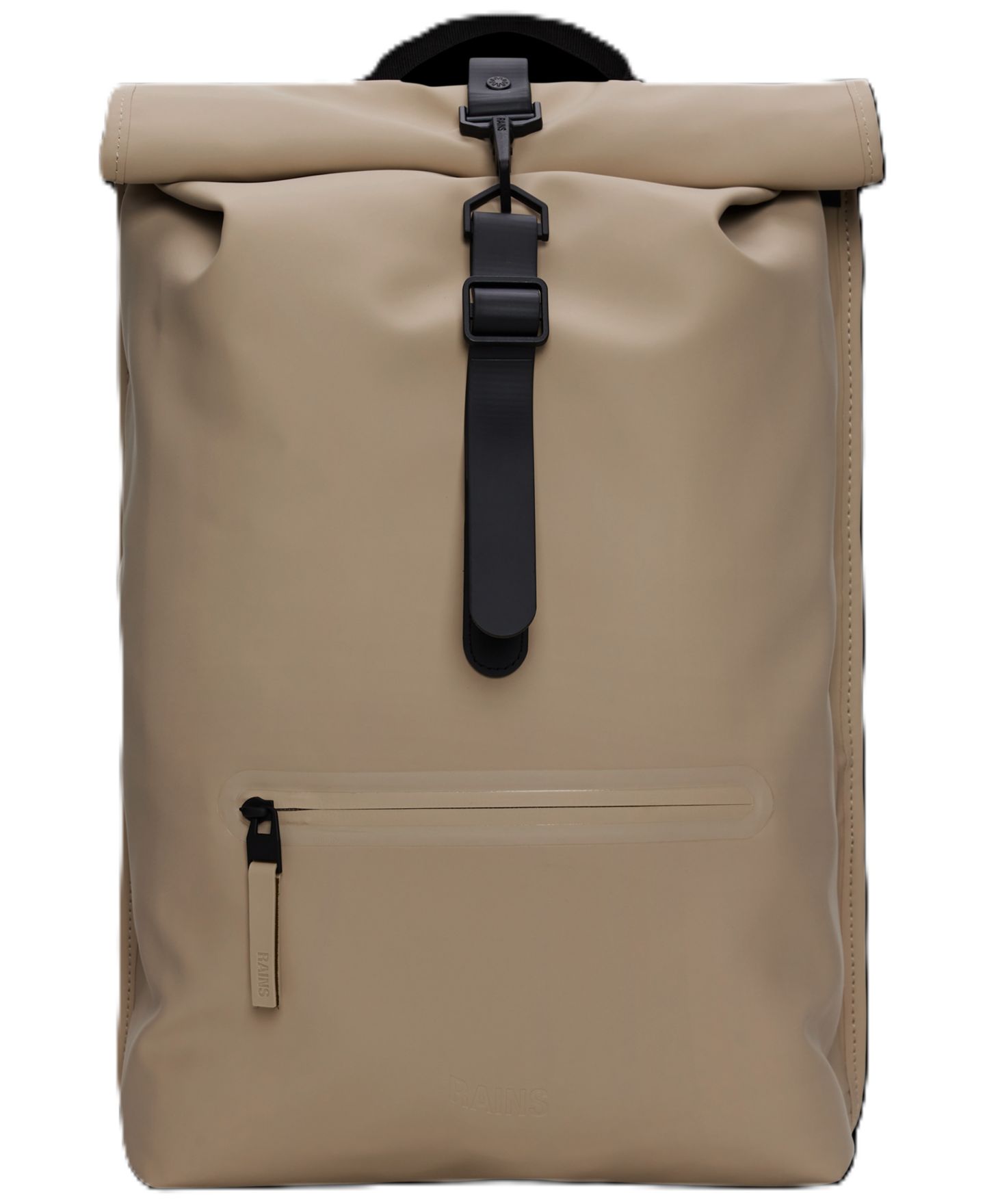 Мужская сумка Rains Rolltop Rucksack, цвет: Бежевый — фото 1