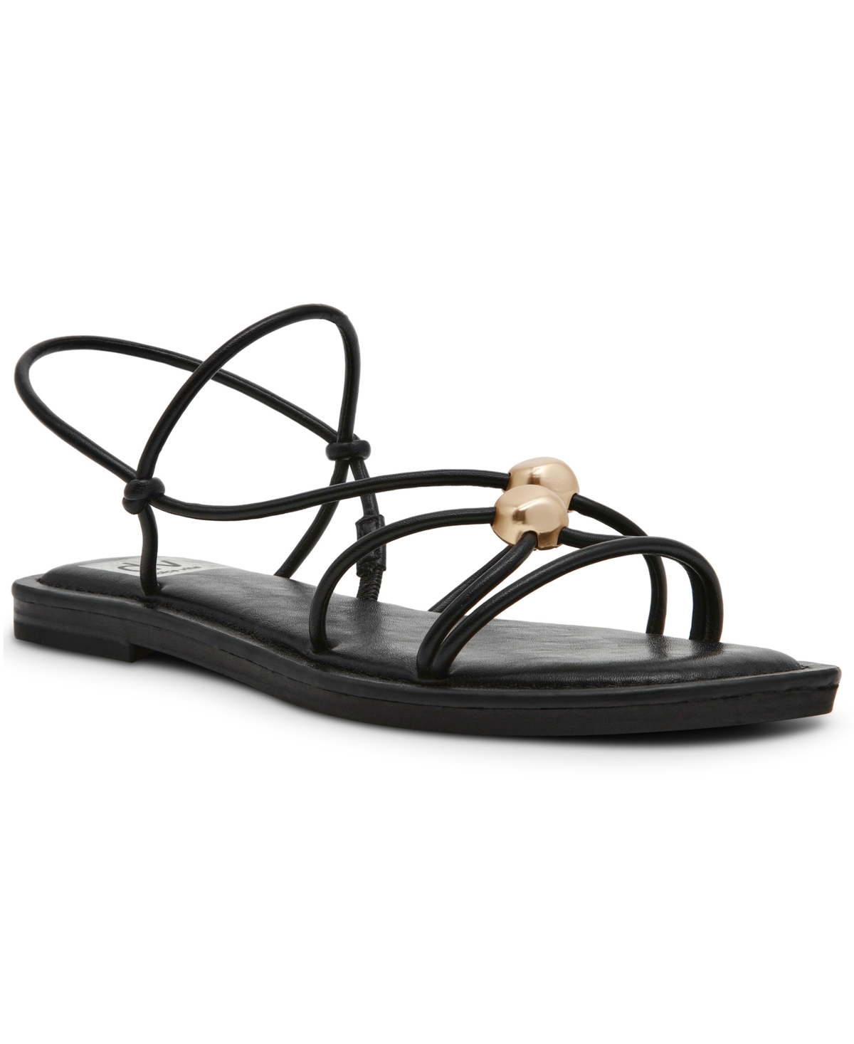 Dv Dolce Vita Women's Jaide Strapped Dome Studded Jewelry Strappy Gladiator Flat Sandals