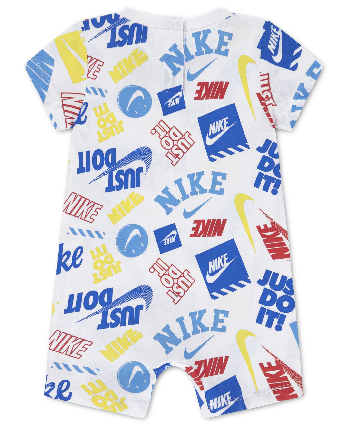 Комбинезон Nike Short-Sleeve Romper для мальчиков-малышей, цвет: Белый — фото 2