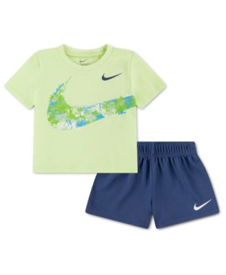 Baby Boys' Short-Sleeve T-Shirt and Shorts, 2-Piece Set