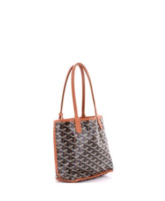 Mini Anjou Reversible Tote Coated Canvas