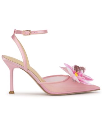 Women's Vilyria Orchid Embellished Mid-Heel Pumps