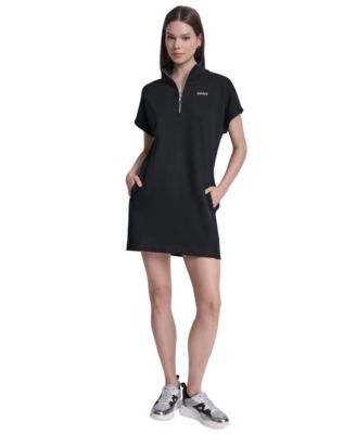 Women's Regular-Fit Half Zip Sneaker Dress