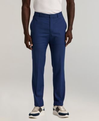 Men's Slim-Fit Flat Front Dress Pants