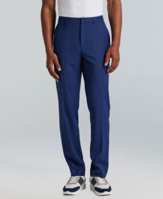 Men's Slim-Fit Flat Front Dress Pants