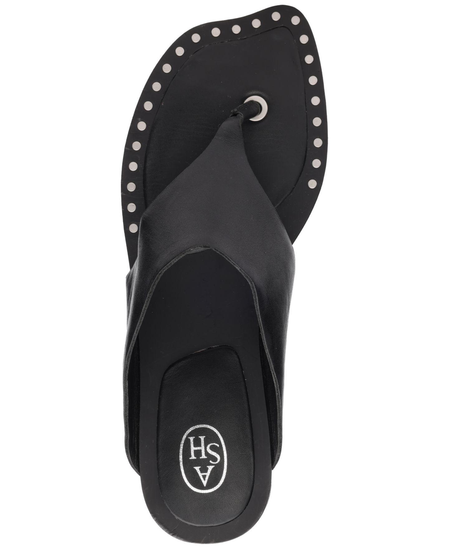 Женские сандалии Ash Genius Slip-On Flat, цвет: Чёрный кожаный — фото 4