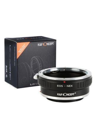 K&F Concept High Precision Lens Adapter Mount,EOS-NEX with Tripod Connector