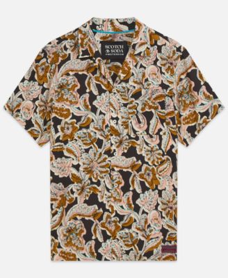 Men's Printed Short-Sleeve Shirt