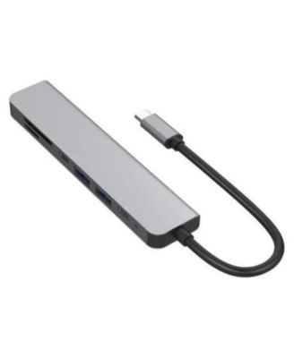 7-in-1 USB-C Hub, 4K HDMI Output, USB 3.0 Data Transfer | Ideal for Home Office, Travel, Content Creation