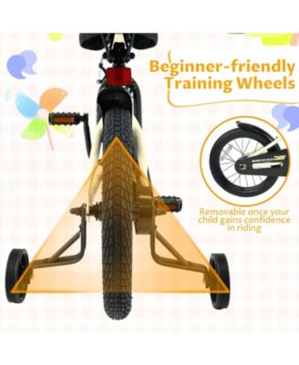 Kids Bike Sport Bicycle with Removable Training Wheels