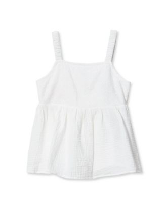 Lands End Girls Woven Tank Top - White 32$