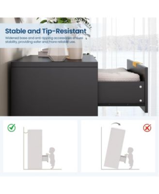 gaomon Fluted Dresser for Bedroom with 4 Drawers, 38.6 in Tall Modern Dresser with Gold Metal Handles, Wide Chest of Drawers for Living Room, Hallway