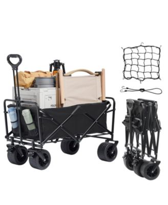 All-Terrain Folding Wagon with 5-inch Wheels & Compact Storage