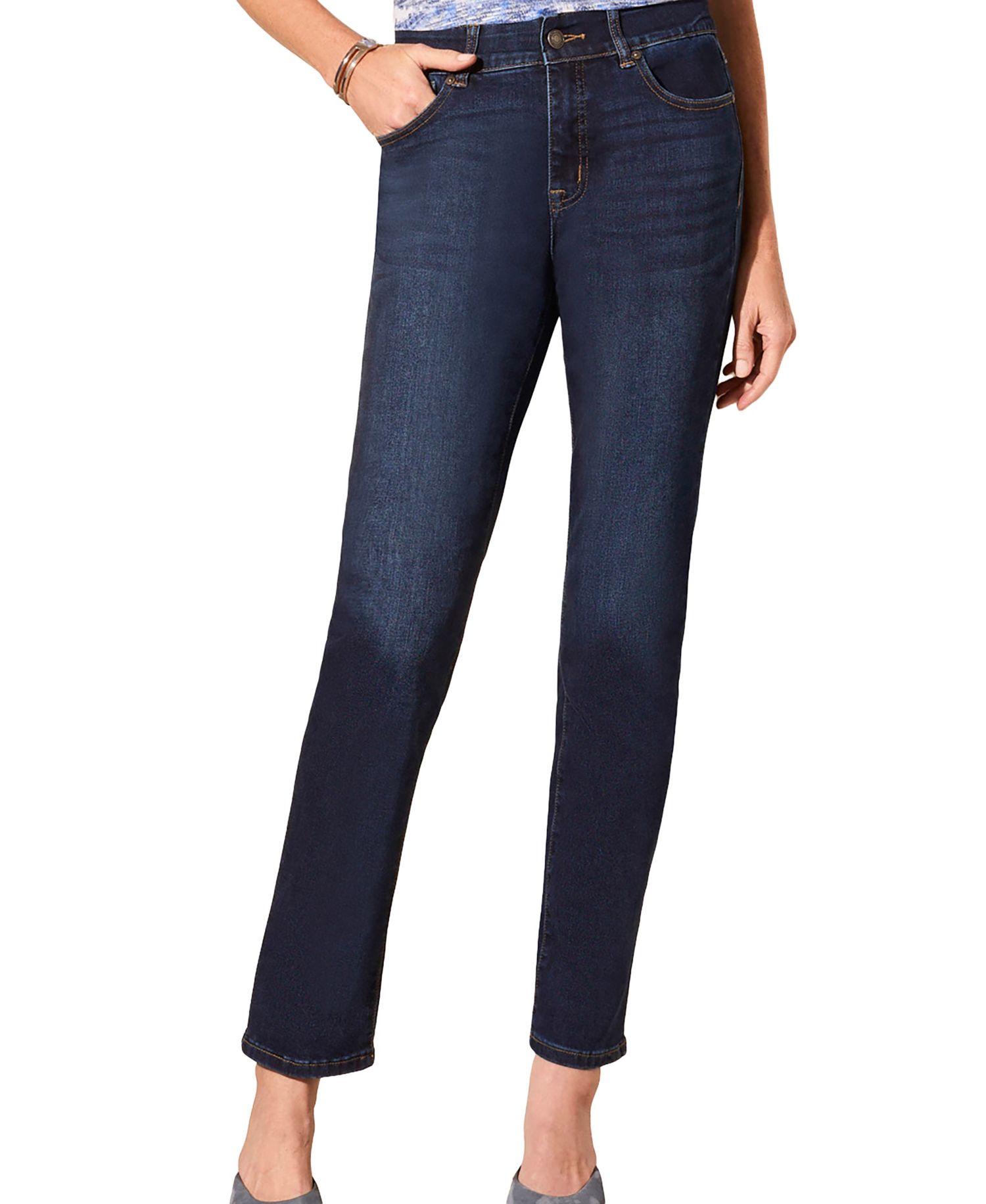 Women's Sophia Curvy Straight-Leg Jeans