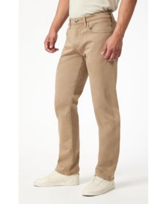 Men's Zach Straight Leg In Khaki Casual Twill Pant