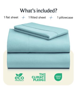 Rayon Silky Soft Cooling 3-PC Deep Pocket Sheet Set, Twin
