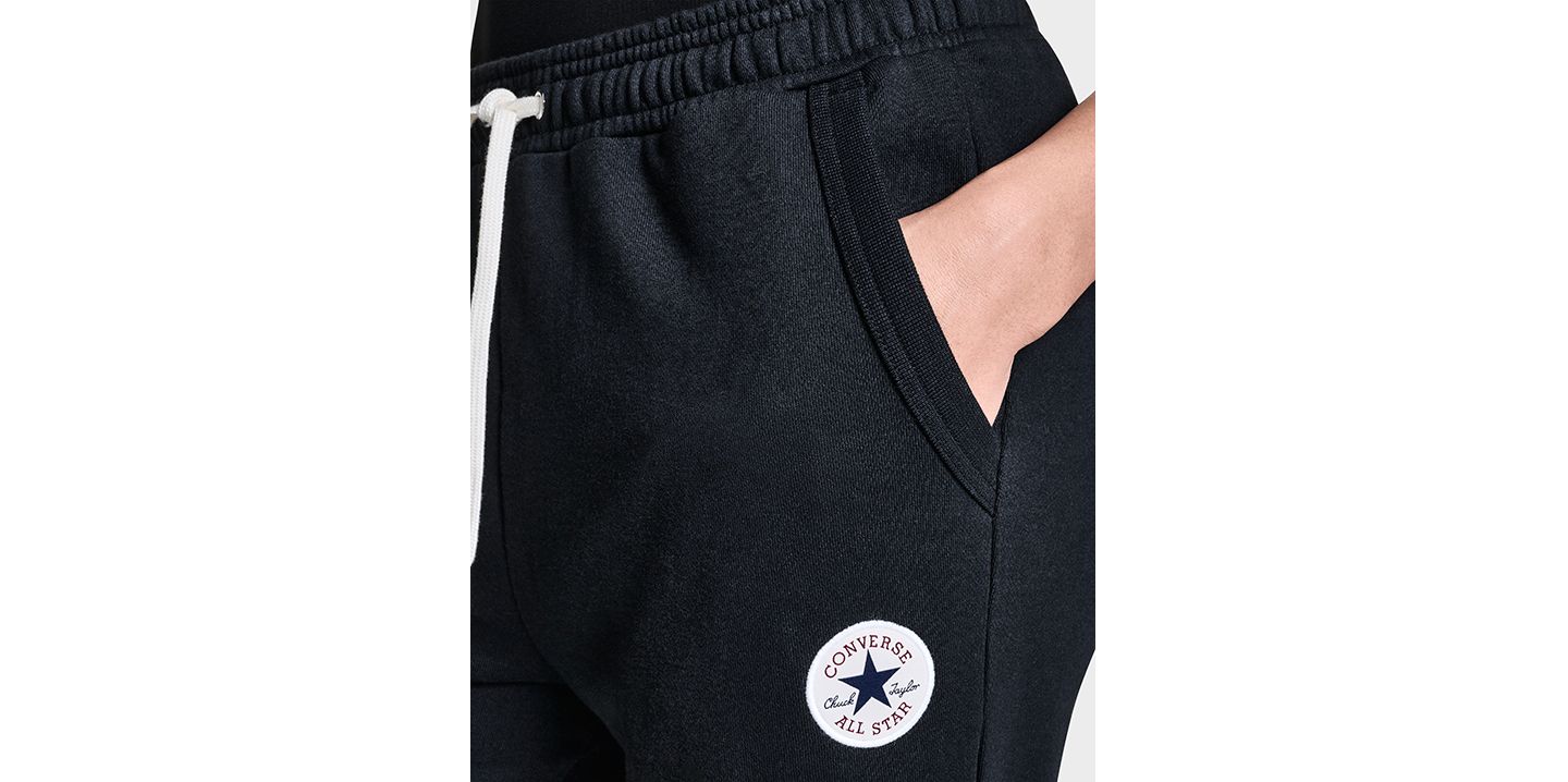 Женские брюки Converse Retro Chuck Taylor Patch, цвет: Чёрный — фото 2