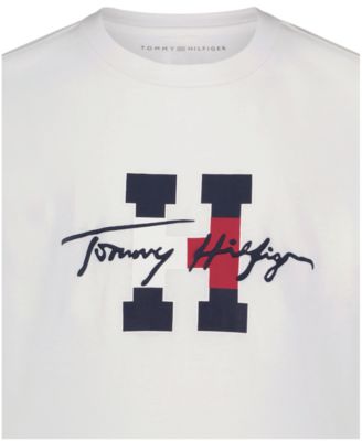 Boys' 8-20 Script H Crewneck T-Shirt